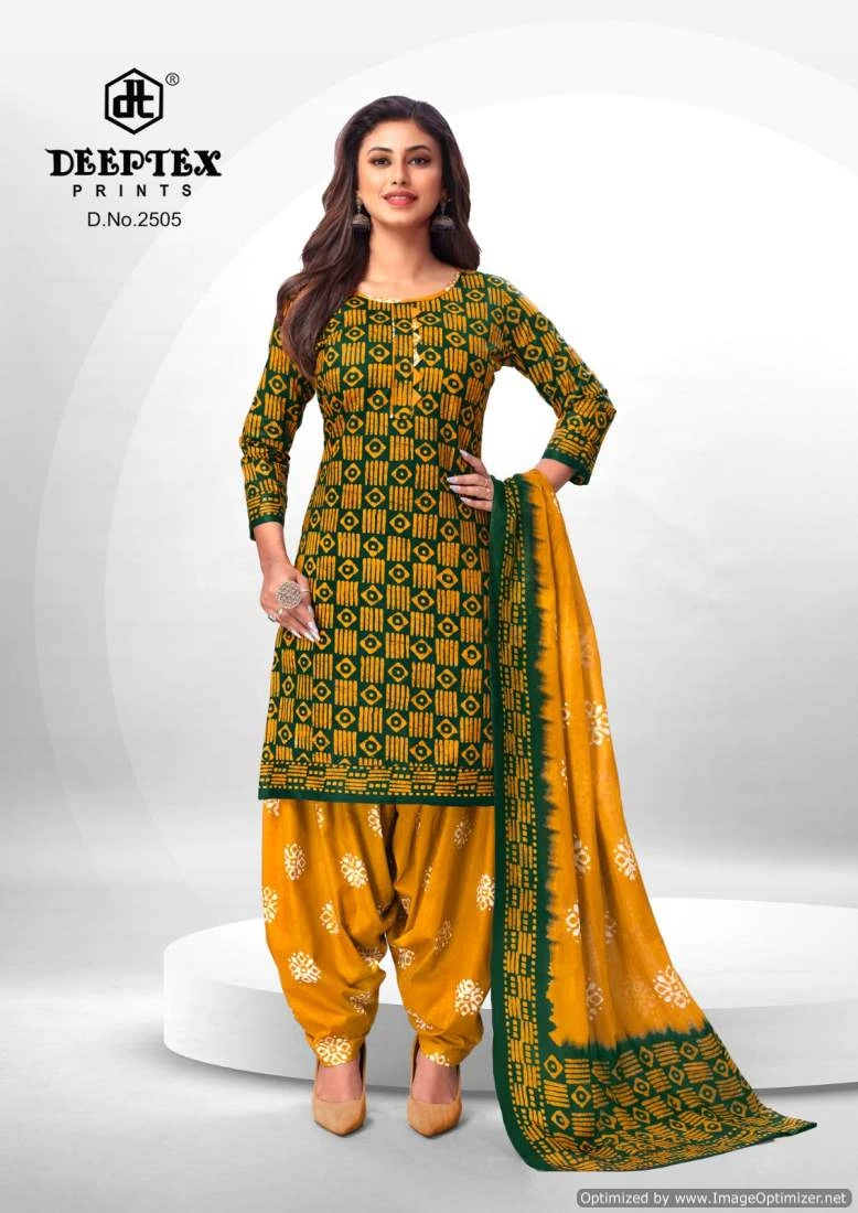 Deeptex Batic Plus Vol 25 Cotton Wholesale Salwar Suit Catalog — Wholesale Salwar Suits, Deeptex wholesale from Surat — view 6
